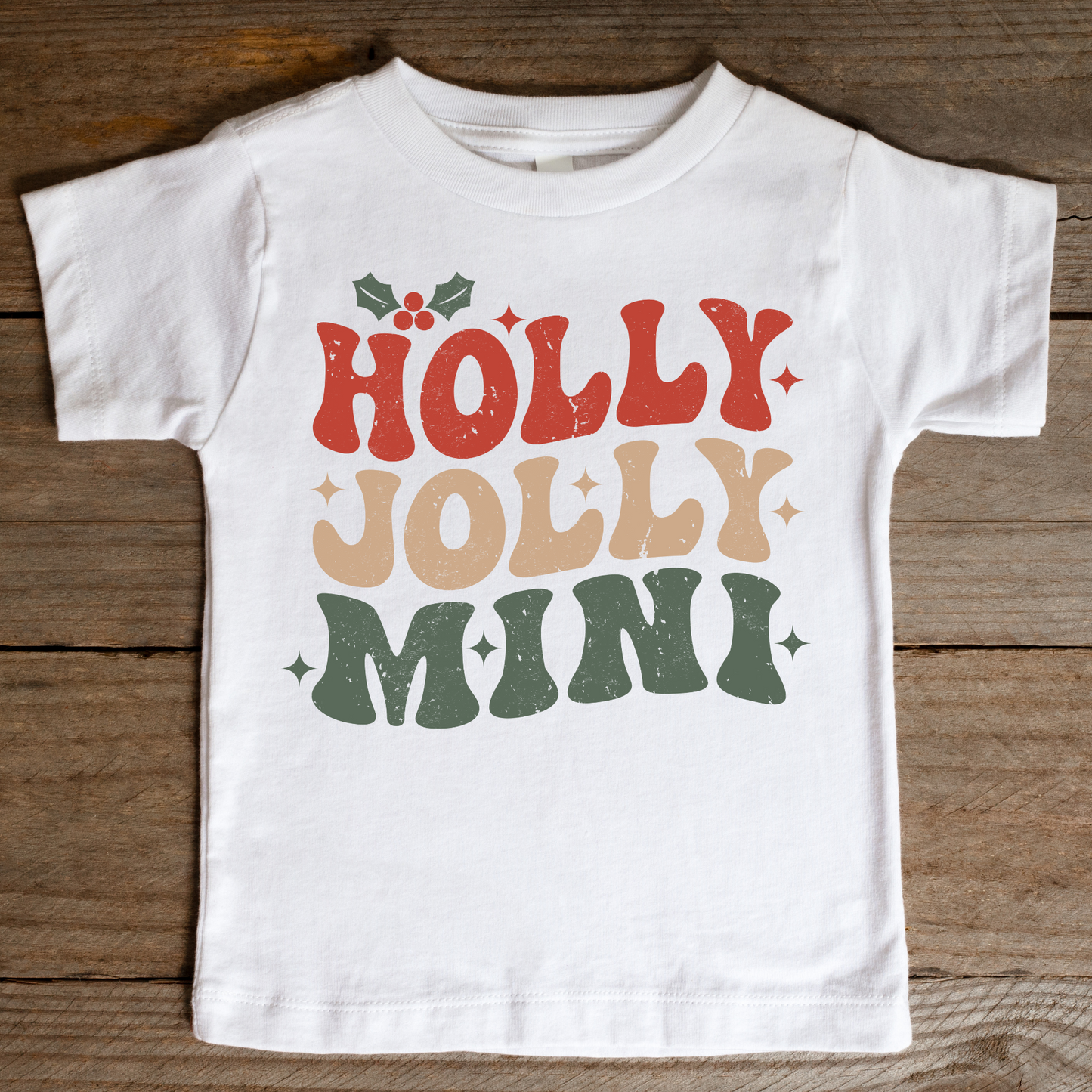 Holly Jolly Mini Full Color DTF Transfer