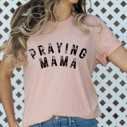 Praying Mama (Distressed) Full Color DTF Transfer