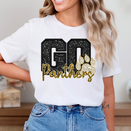 Go Panthers Full Color DTF Transfer