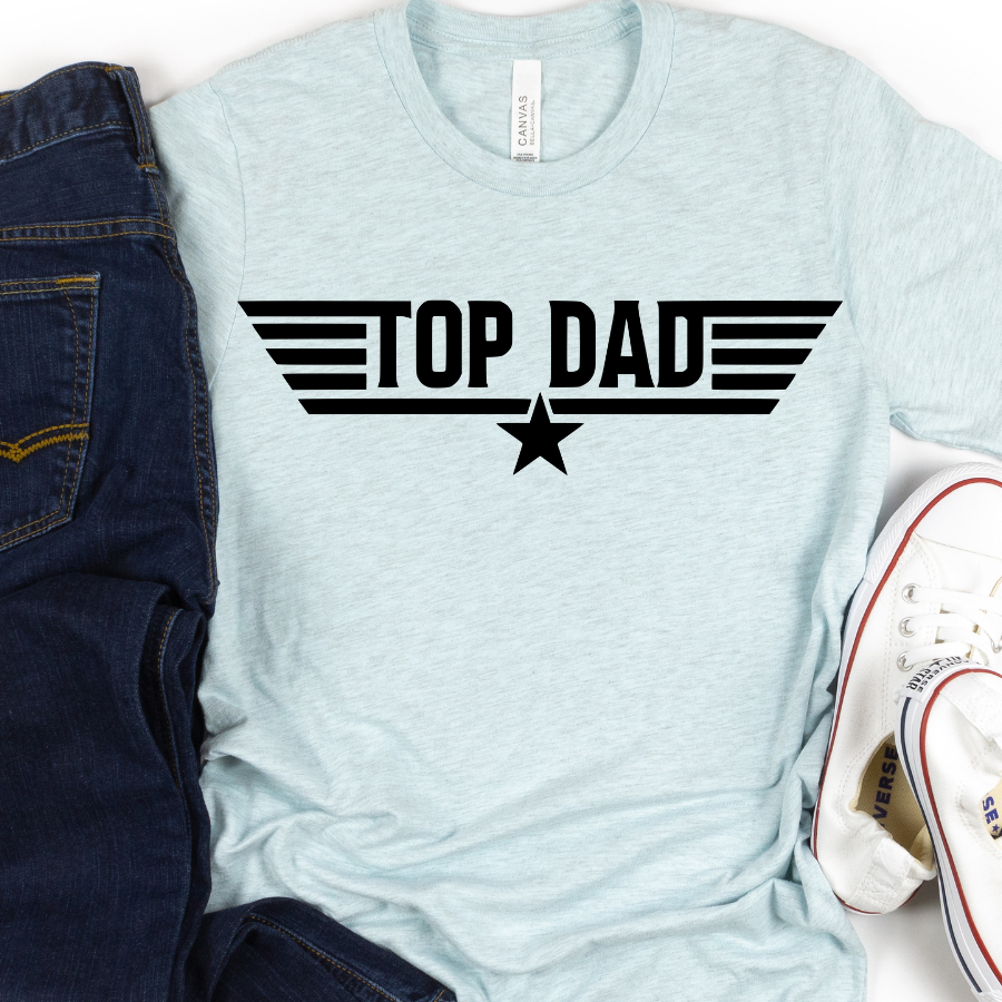 Top Dad Full Color DTF Transfer