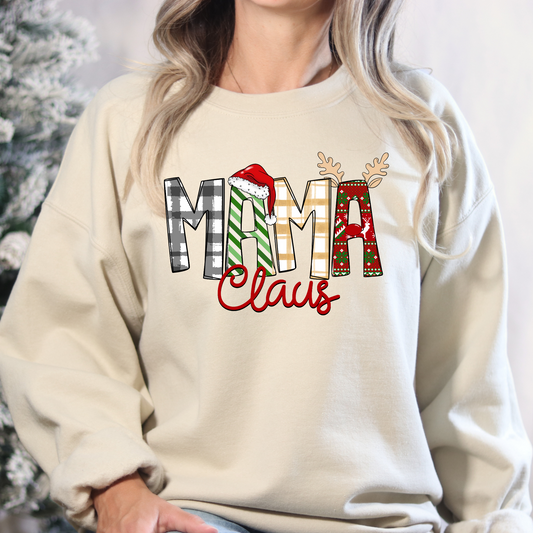 Mama Claus (Mutli Options Available) Full Color DTF Transfer