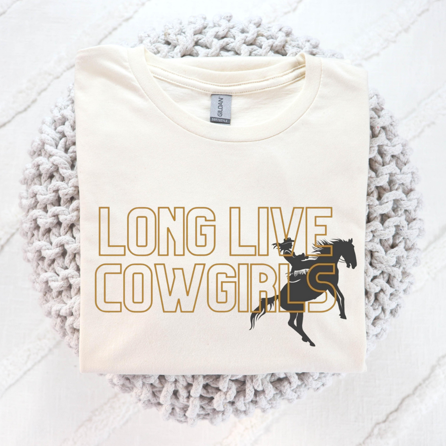 Long Live Cowgirls  Full Color DTF Transfer