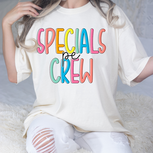 Specials Crew PE Full Color DTF Transfer