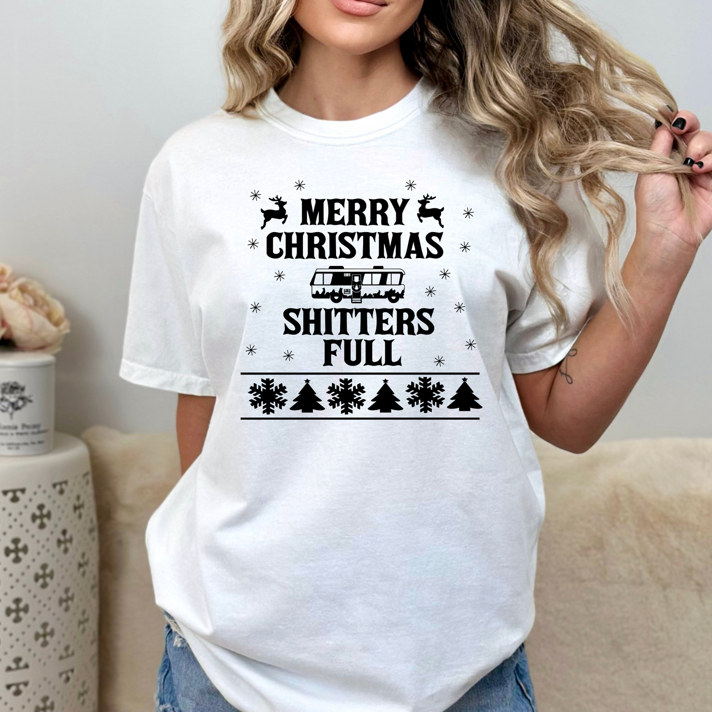 Merry Christmas... Shitters Full Full Color DTF Transfer