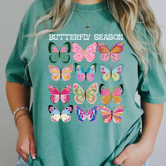 Butterfly Season Full Color DTF Transfer