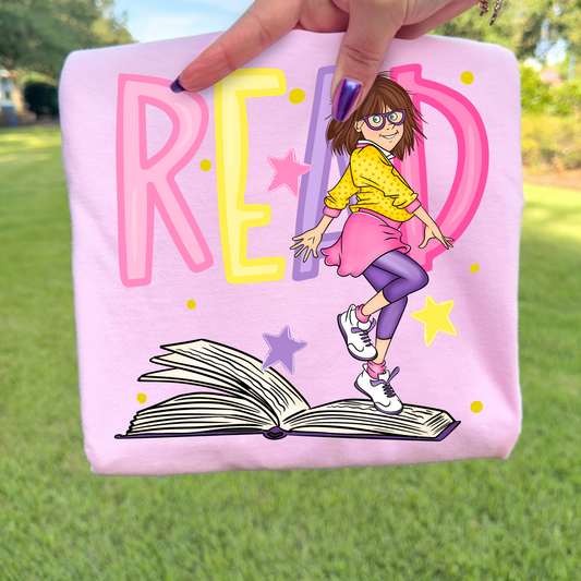Read (Junie B Jones) Full Color DTF Transfer