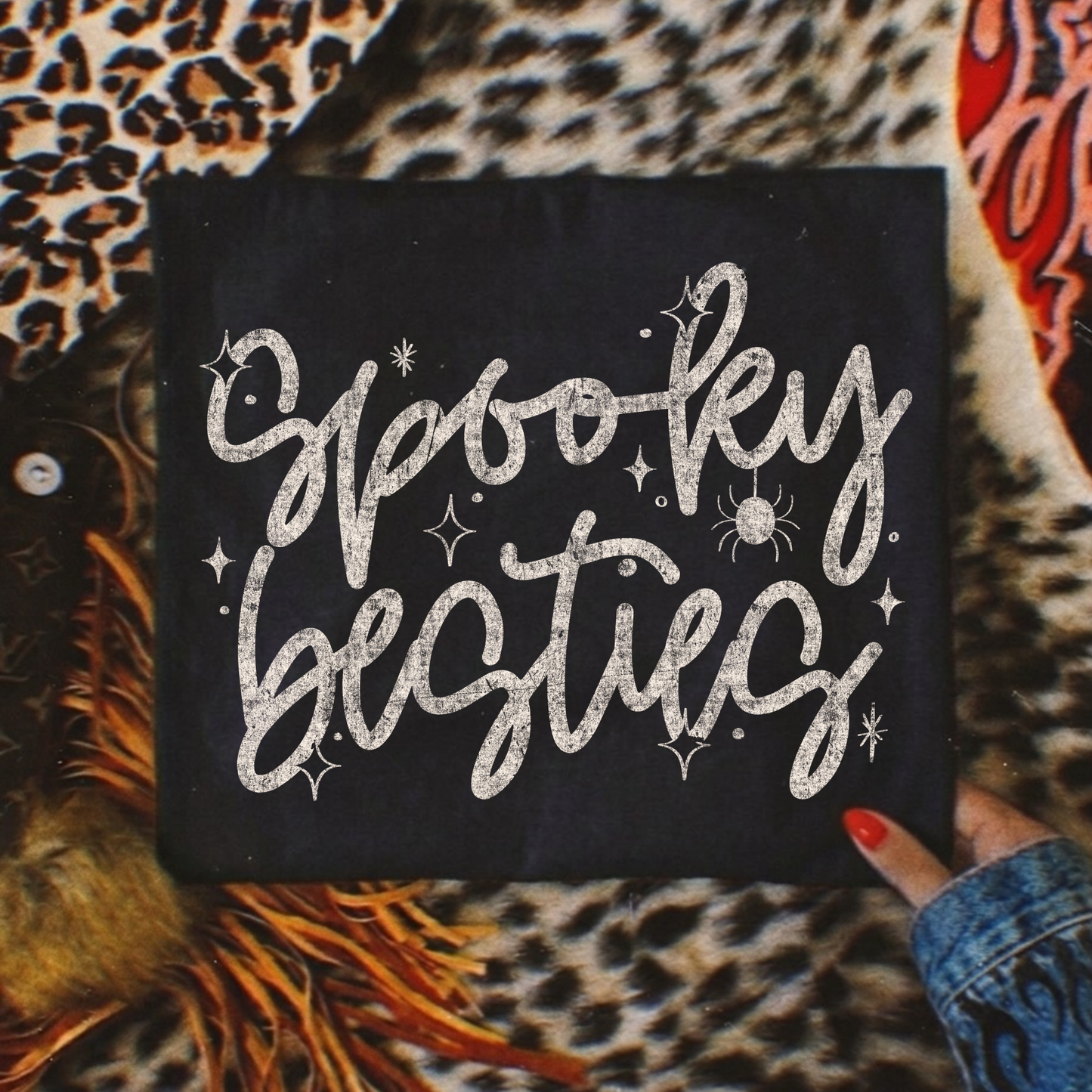 Spooky Besties Full Color DTF Transfer