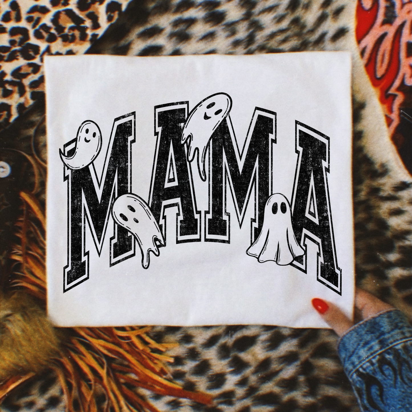 Mama (Ghosts) Full Color DTF Transfer