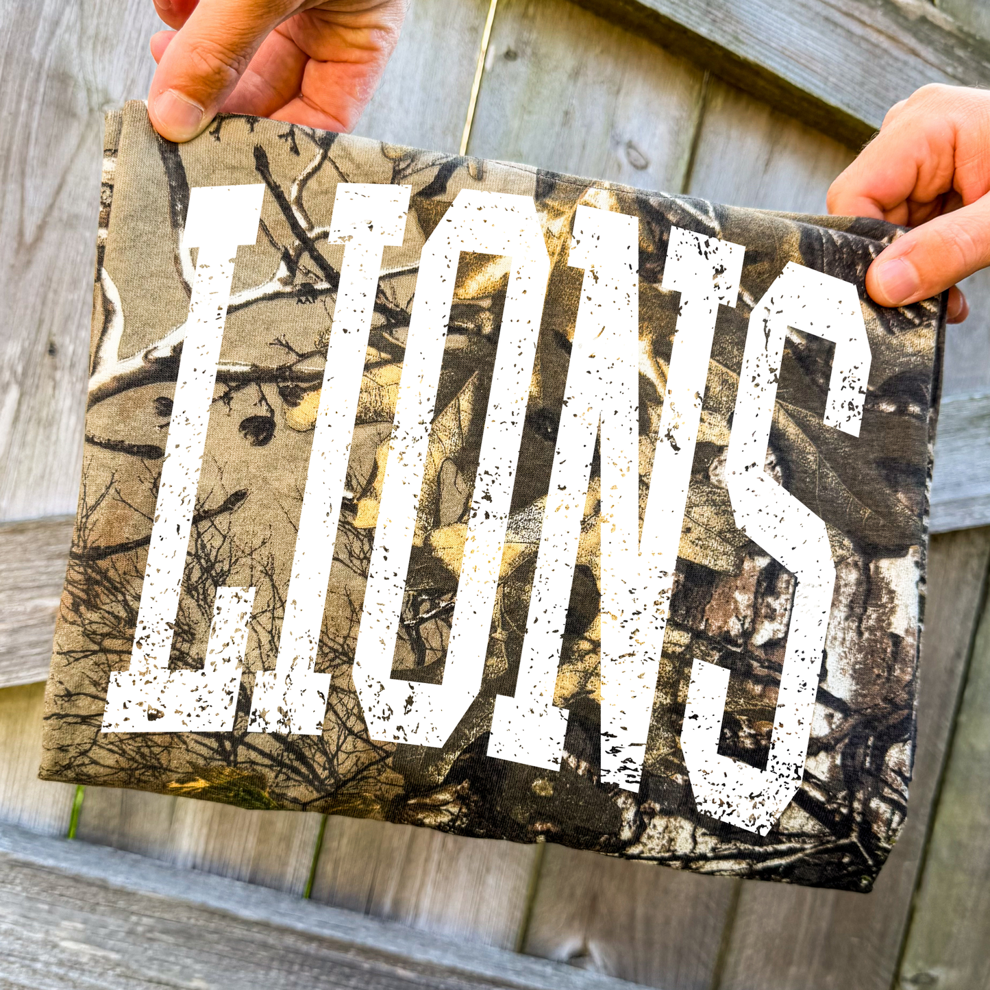 Lions (Distressed) Full Color DTF Transfer