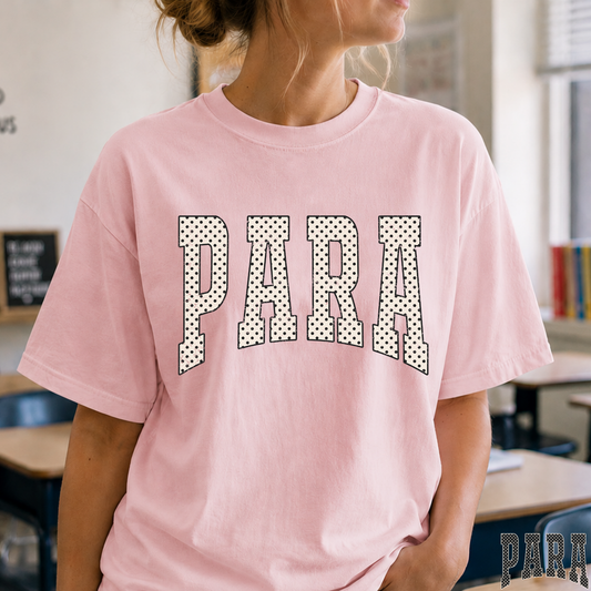 Polka Dot Para (Varsity) Full Color DTF Transfer