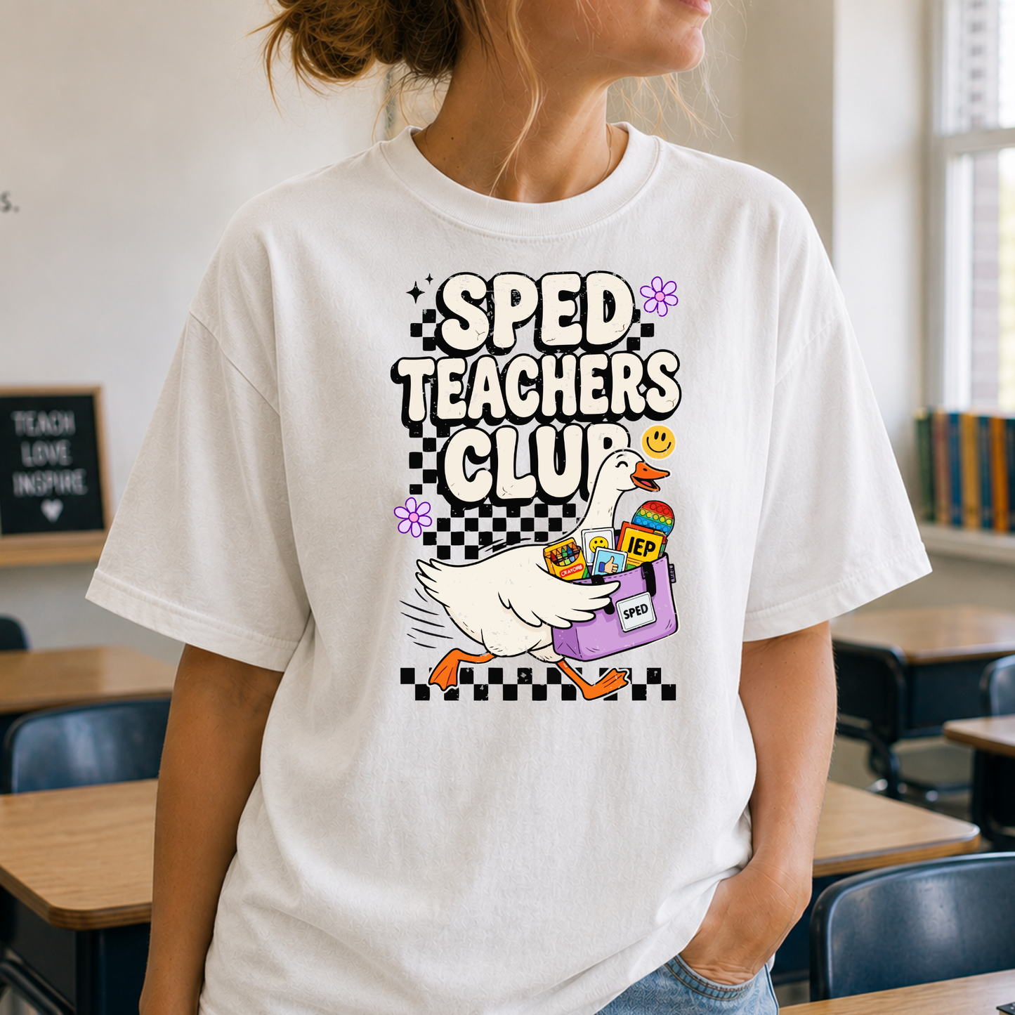 Sped Teachers Club Full Color DTF Transfer