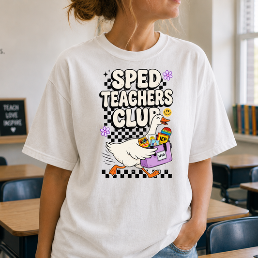 Sped Teachers Club Full Color DTF Transfer