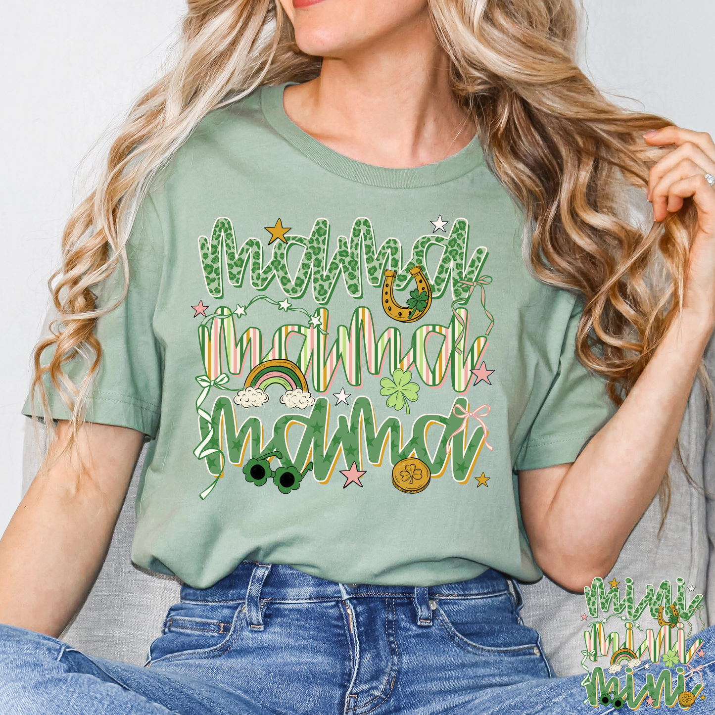 St Patrick Mama (Mini Option) Full Color DTF Transfer