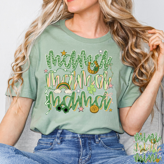 St Patrick Mama (Mini Option) Full Color DTF Transfer