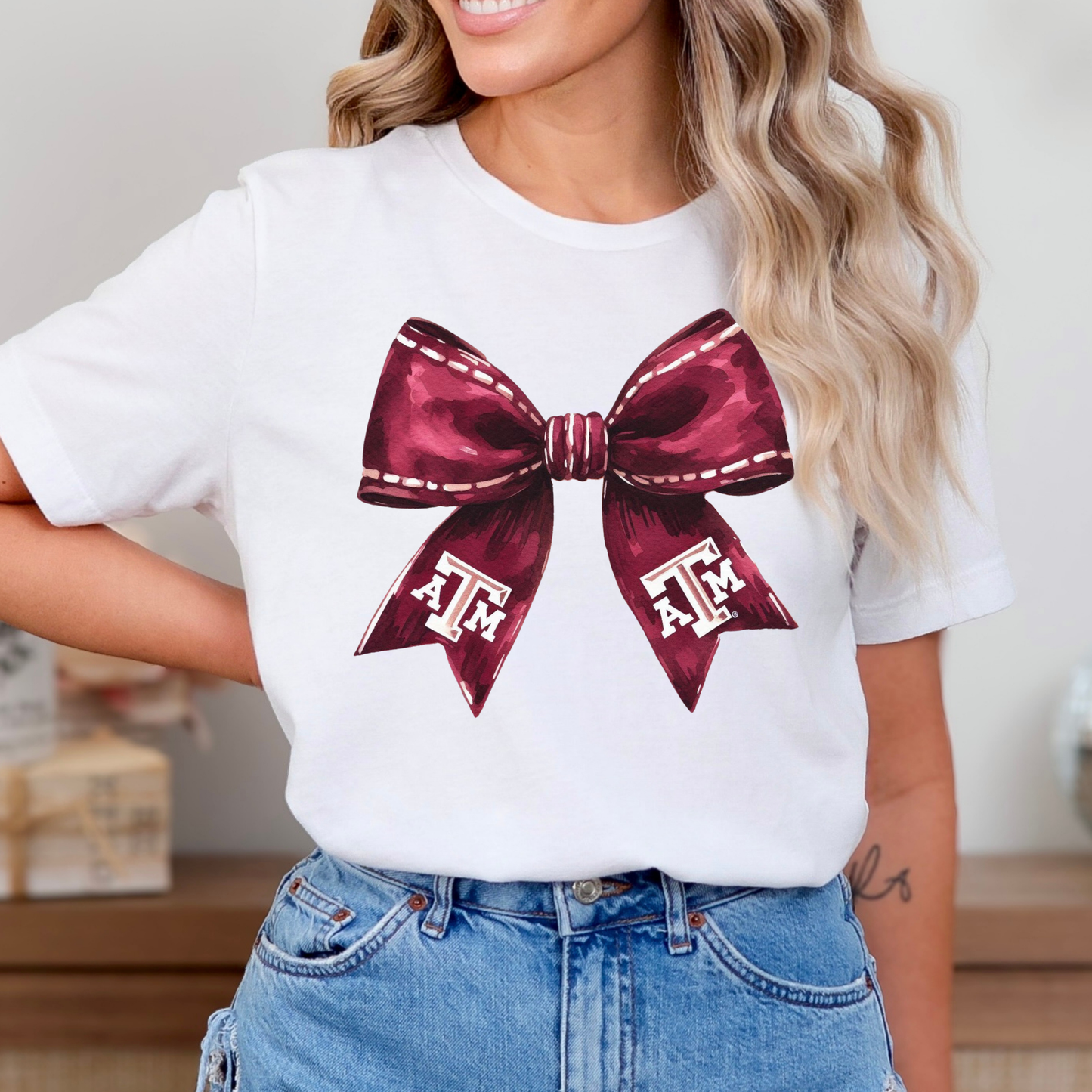 A&M Bow (Aggie) Full Color DTF Transfer