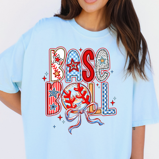 Baseball Full Color DTF Transfer