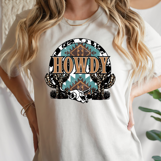 Howdy (Color Options) DTF Transfer