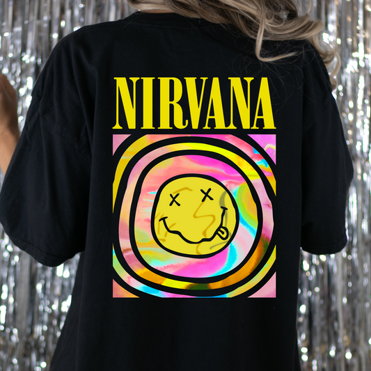 Nirvana (Multi Color Swirl) Full Color DTF Transfer