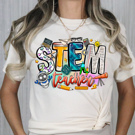 STEM Teacher Full Color DTF Transfer