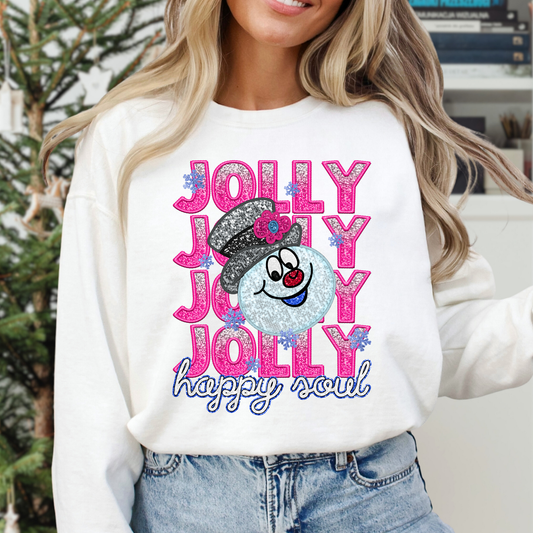 Jolly (Repeat) Happy Soul Full Color DTF Transfer