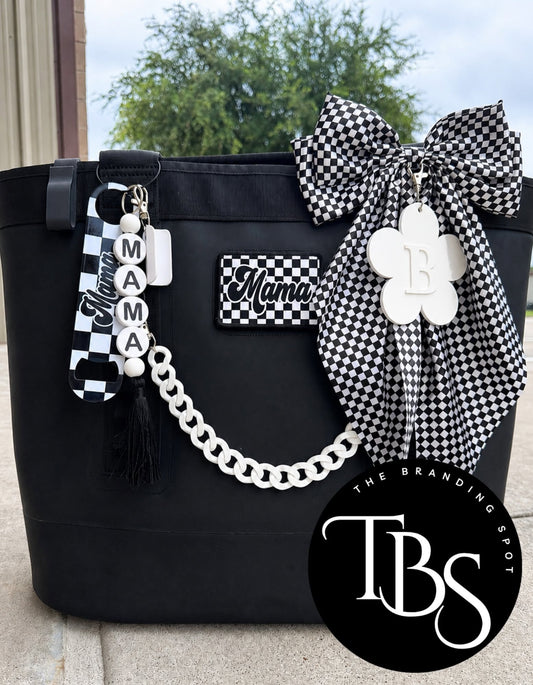 Checkered Mama Accessories Bundle (AS SHOWN - READ DESCRIPTION- NOT EDITS - BAG NOT INCLUDED)
