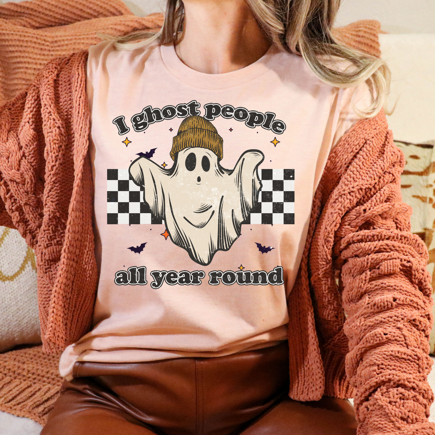 I Ghost People All Year Around Full Color DTF Transfer