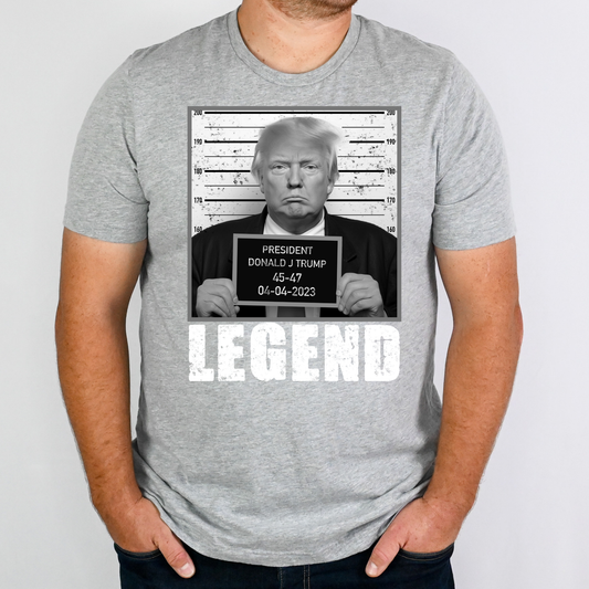 Trump Mugshot Legend Full Color DTF Transfer