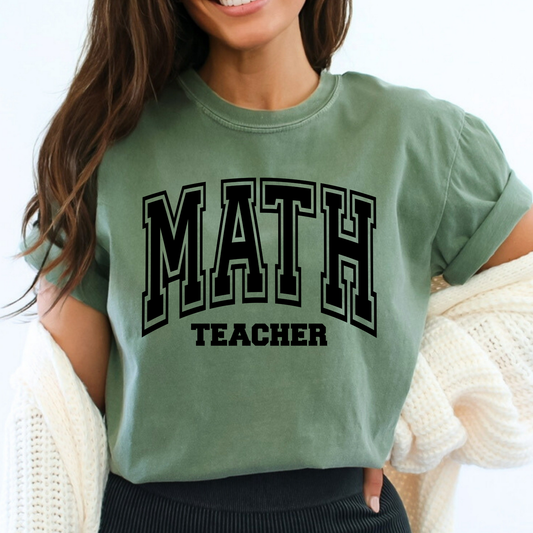 Math Teacher Full Color DTF Transfer