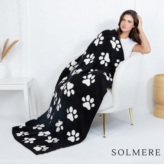 Paw Print Blanket 50x60" (MOQ REQUIRED FOR WS PRICING) - PREORDER