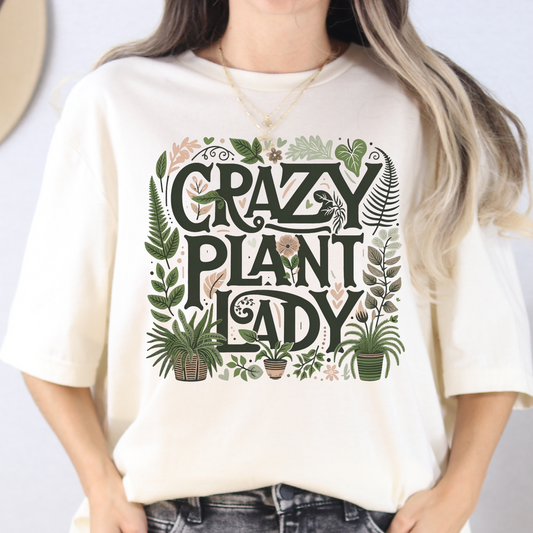 Crazy Plant Lady Full Color DTF Transfer