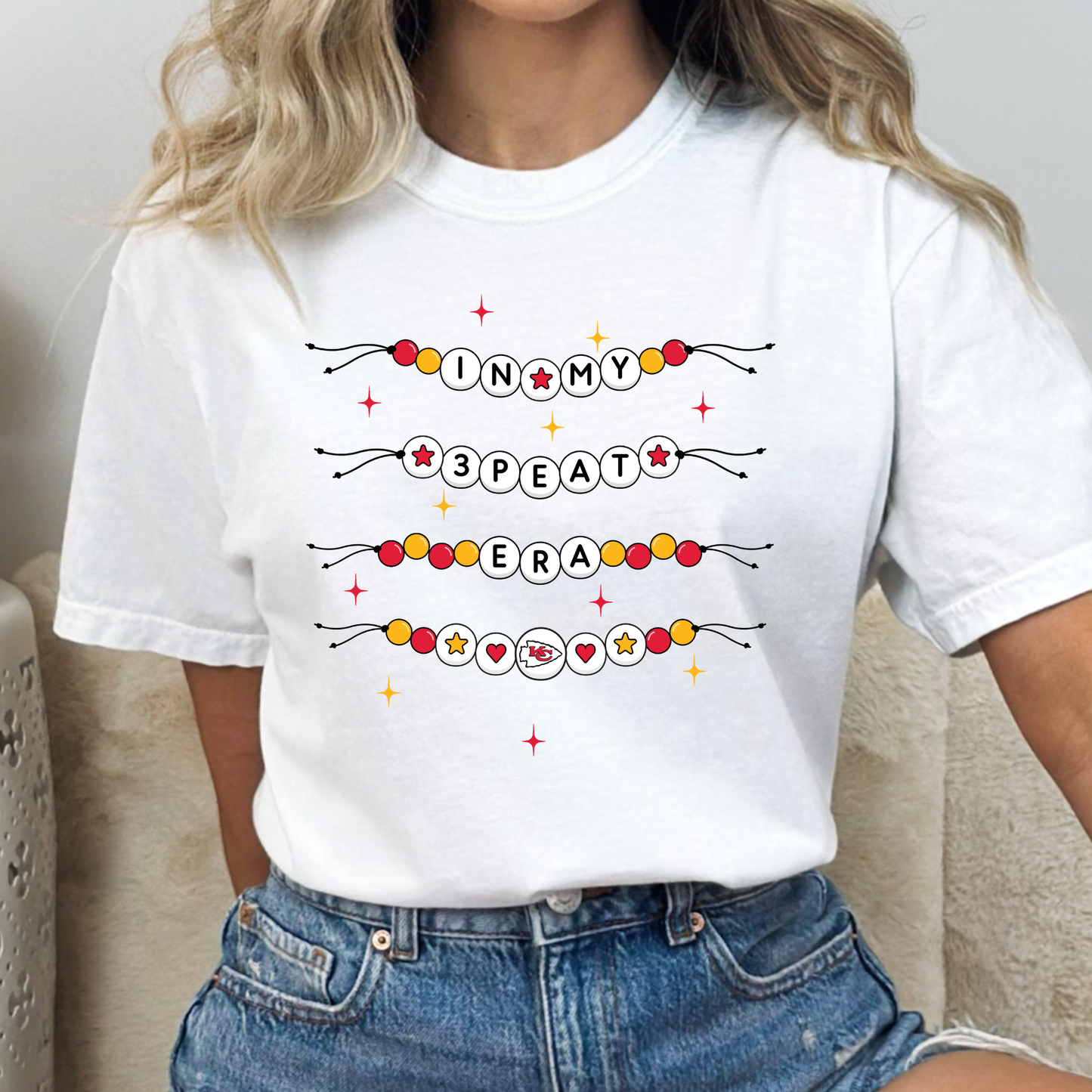 In My 3peat Era KC Bracelets Full Color DTF Transfer