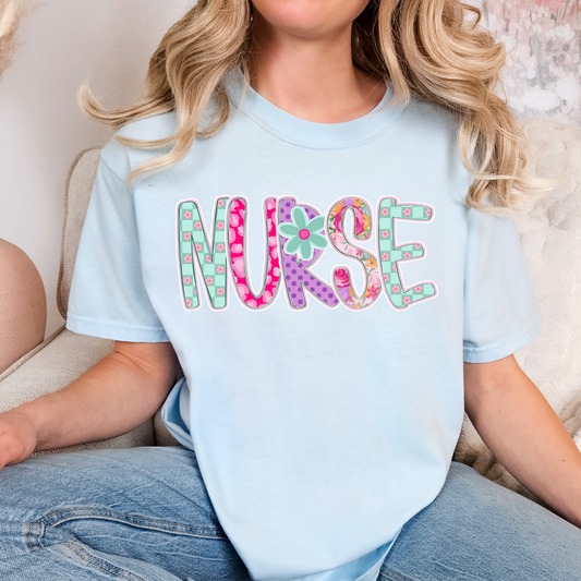 Nurse Full Color DTF Transfer