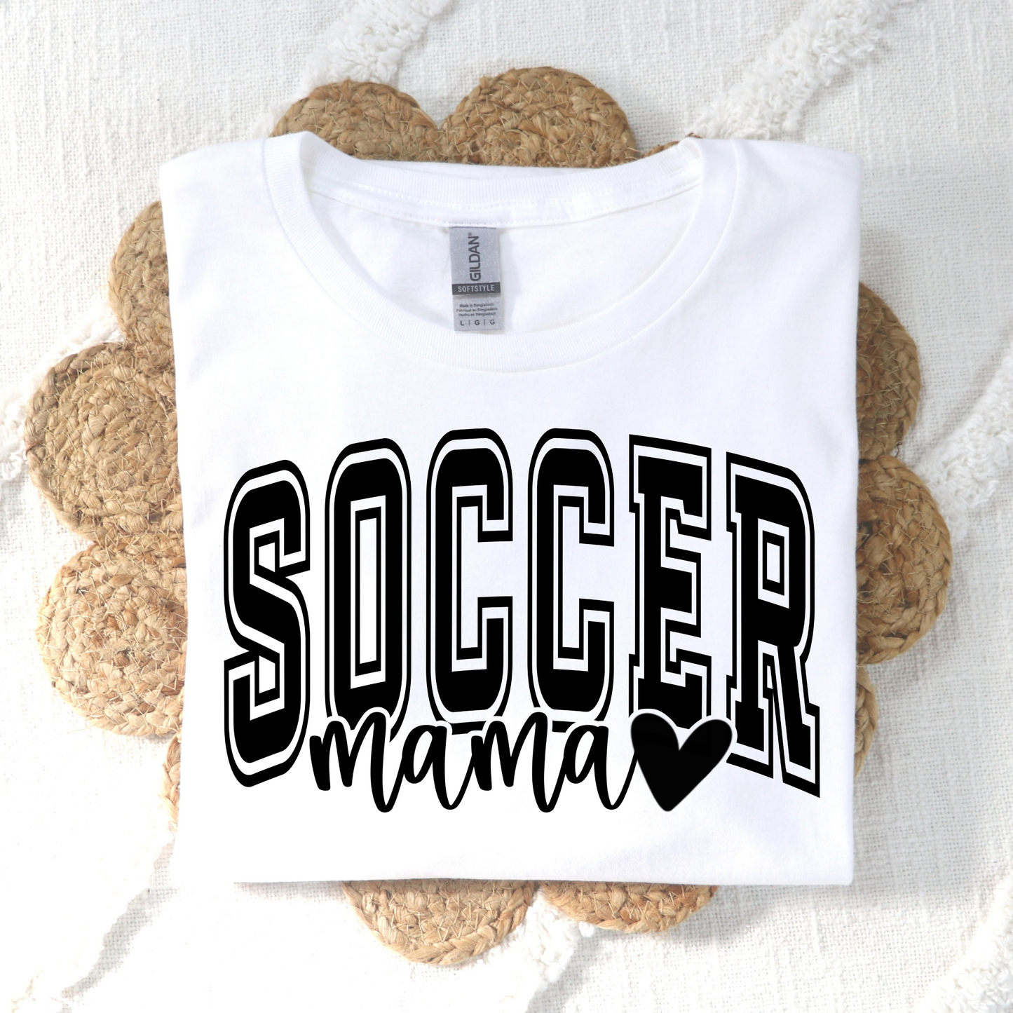 Soccer Mama (Heart) Full Color DTF Transfer