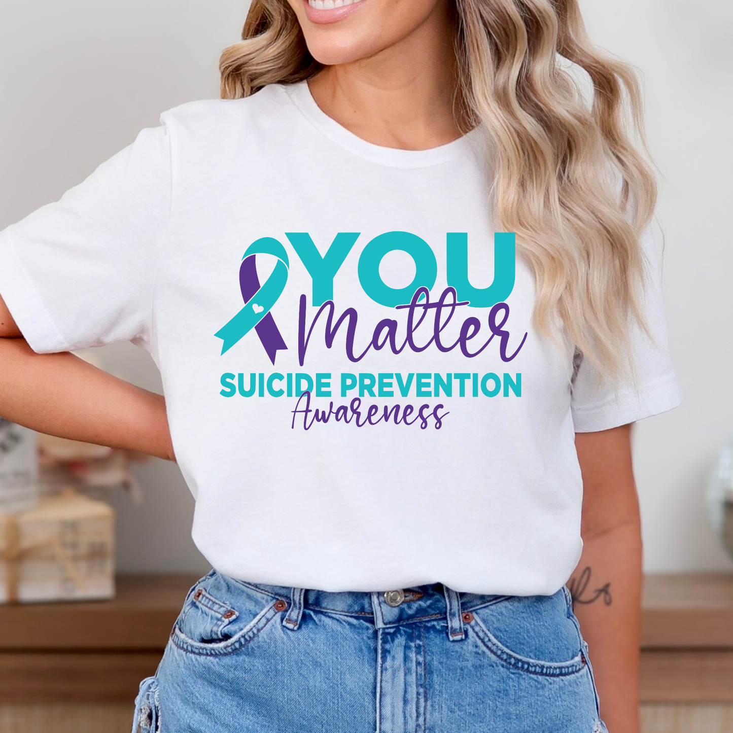 You Matter Suicide Prevention Awareness Full Color DTF Transfer