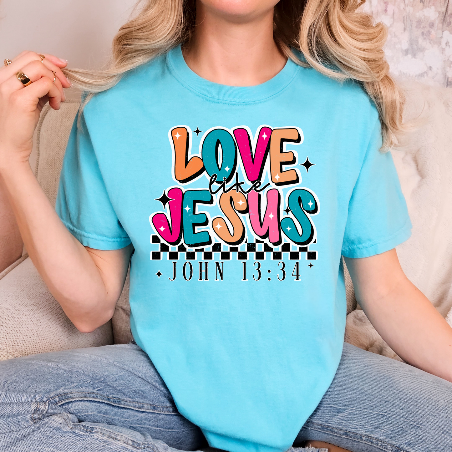 Love Like Jesus Full Color DTF Transfer