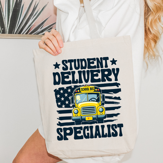 Student Delivery (Bus Driver) Full Color DTF Transfer