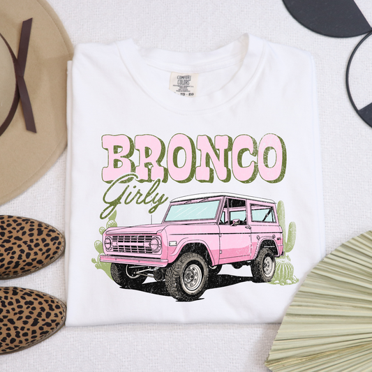 Bronco Girly Full Color DTF Transfer