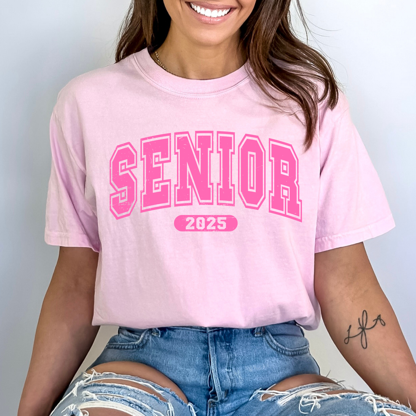 Pink Senior 2025 Full Color DTF Transfer