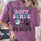 If You Want A Soft Serve Get Some Ice Cream Volleyball Full Color DTF Transfers