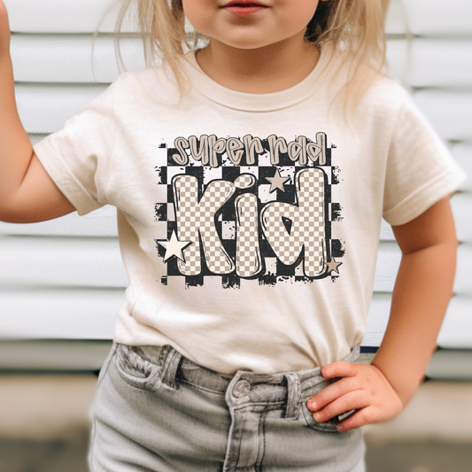 Super Rad Kid Full Color DTF Transfer