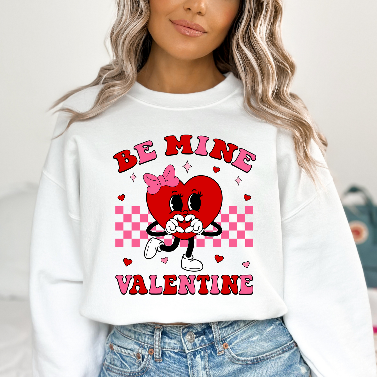 Be Mine Valentine Full Color DTF Transfer