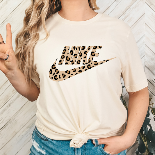 Leopard Nike (Brown) Rope Full Color DTF Transfer