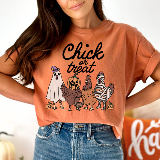 Chick or Treat Full Color DTF Transfer