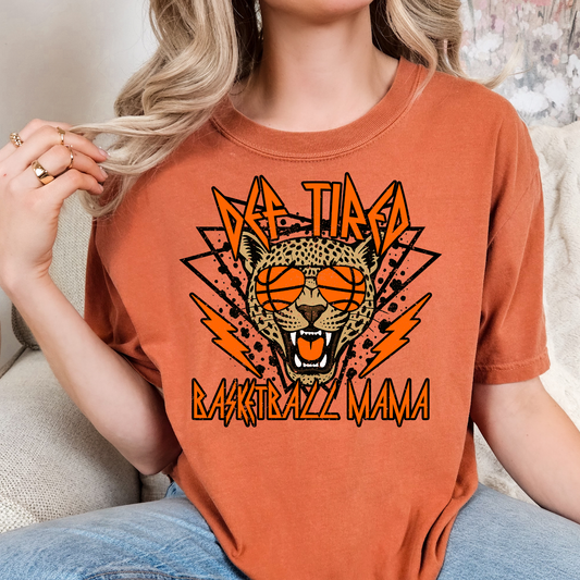 Def Tired Basketball Mama Full Color DTF Transfer