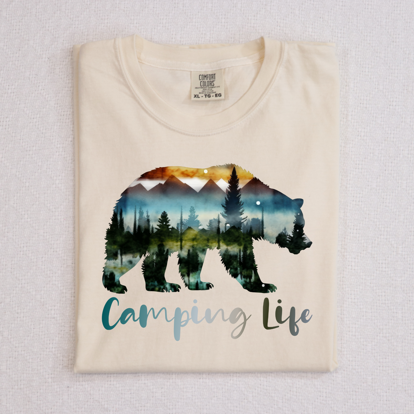 Camping Life Full Color DTF Transfer