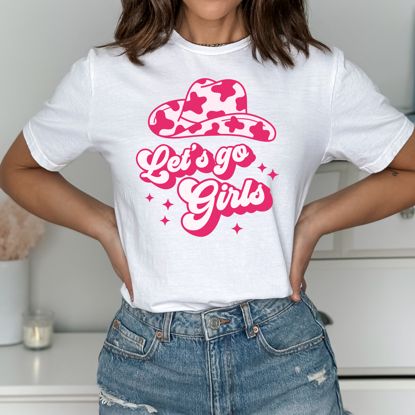 Let's Go Girls Bachelorette Full Color DTF Transfer