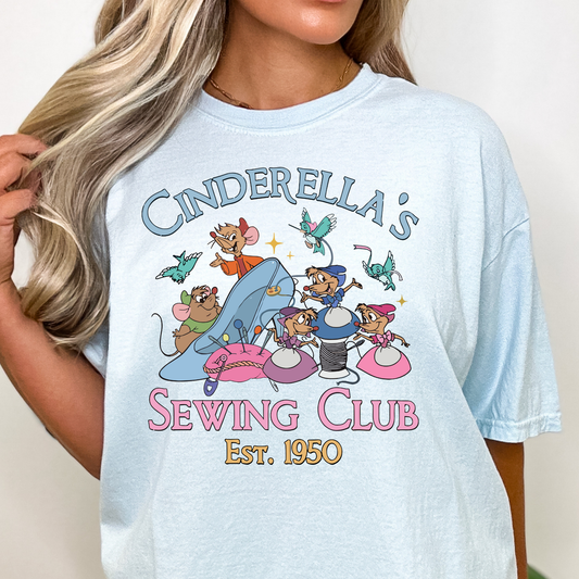 Sewing Club (Cinderella) Full Color DTF Transfer