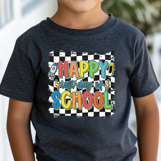 Happy Last Day of School (Boy) Full Color DTF Transfer