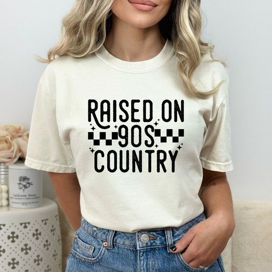 Raised On 90s Country Full Color DTF Transfer