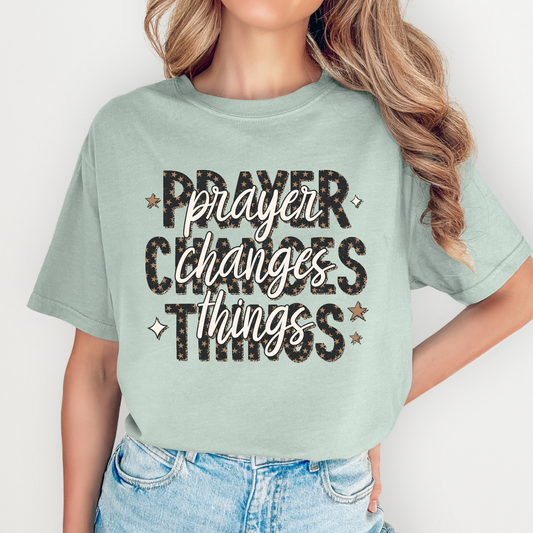 Prayer Changes Things Full Color DTF Transfer